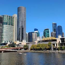 Looking across to South bank of river