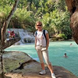 Am Wasserfall angekommen