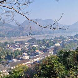 Ausblick auf den Mekong-Fluss.