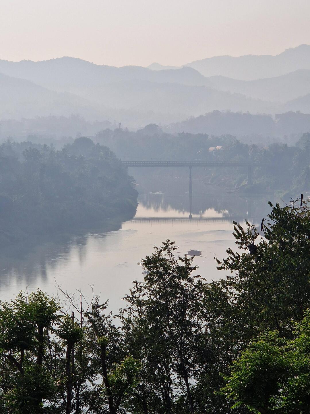 Blick auf die Stadt Luang Prabang.