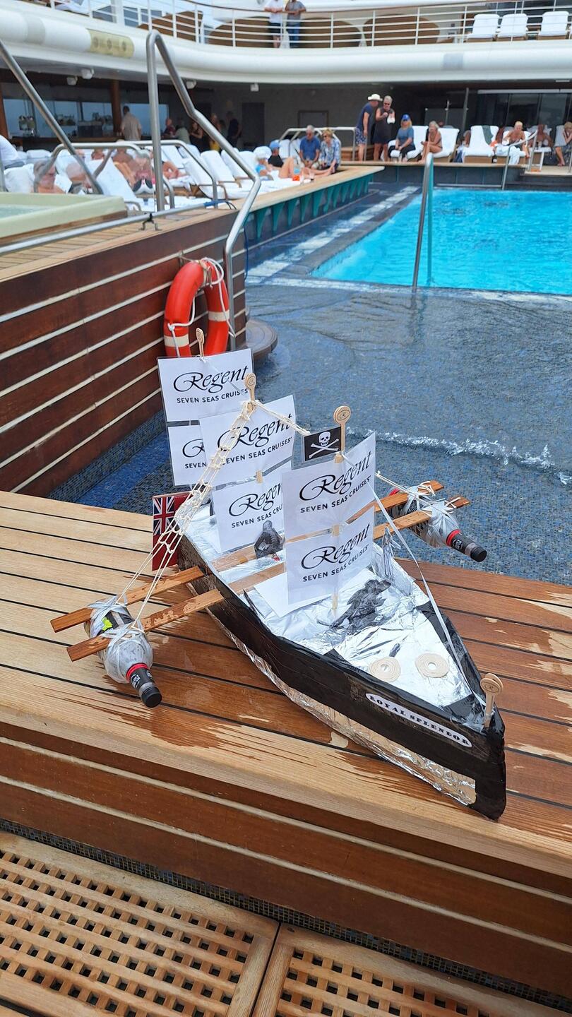 The British built winning entry. Demonstrating our long and proud tradition of shipbuilding!