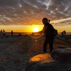 Hokitika Beach Sunset Point