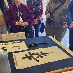 The calligraphy class