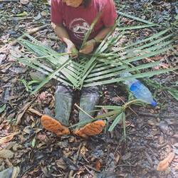 Einer der Indigenous, der uns am ersten Tag die Umgebung ums Reservat zeigt