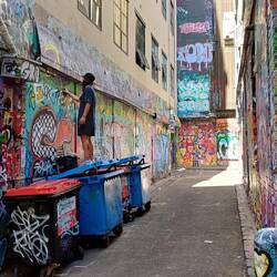 Graffiti Artist at work