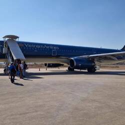 Unser Flieger steht bereit.