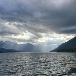 Rückfahrt über den See