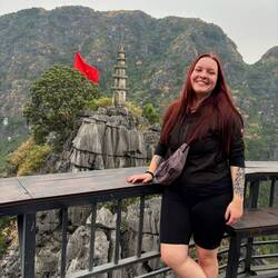 Mit Engelbert Strauß am Gipfel in Vietnam 😂