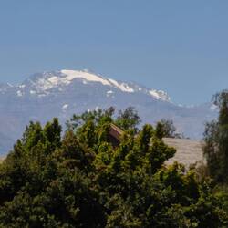 In einer Stunde von Santiago entfernt kann man in dem Anden Ski fahren