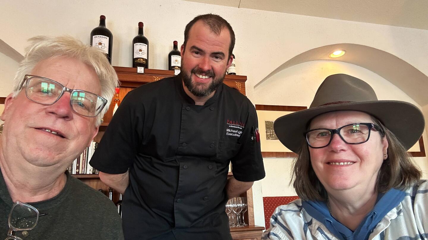 Met Chef Mike - he is a Chef God ....