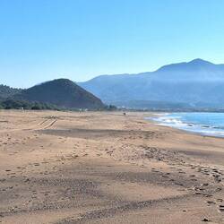 Blick Richtung Vounaki Beach