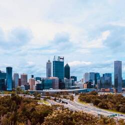 City Skyline vom King´s Park aus.