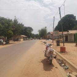 Angekommen in Guinea Bissau - Das merkt man schon am portugiesischen Ortsnamen Sao Domingos