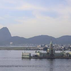 Sugarloaf in the background but will have to find out what the colonial building is.