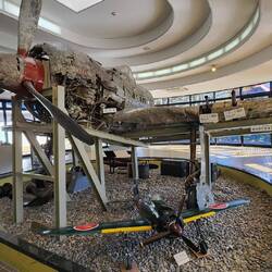 Actual display of a plane used in Kamikaze attacks