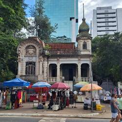 Original buildings on Paulista Avenue are few and far between..