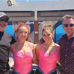 Nick & Mark find some mermaids. :)