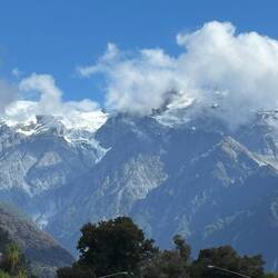 Blick auf den Franz-Josef-Gletscher