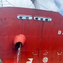 Yes, I kayaked by this oil tanker ...way too close