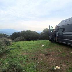 Unser heutiger Übernachtungsplatz auf 50 m Höhe