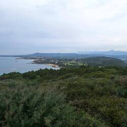 Blick in die Romanos-Bucht