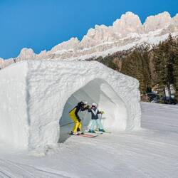 Teil des Snow-Parks