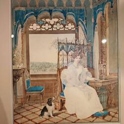 А. Брюллов. Императрица Александра Фёдоровна во дворце коттедж