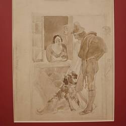 Итальянец у окна (Свидание) (Начало 1840х)