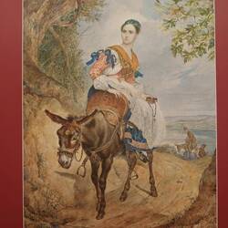 Портрет графини О. П. Ферзен на ослике (1835)