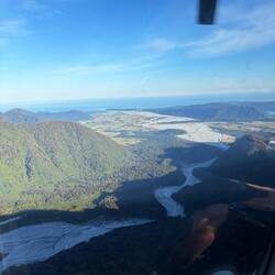 Ablauf der Gletscher in den Pazifik