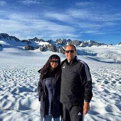 8 Uhr: Morgenspaziergang auf dem Gletscher