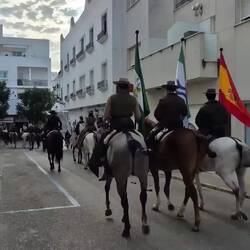 Die Reiter bei der Romeria von gestern