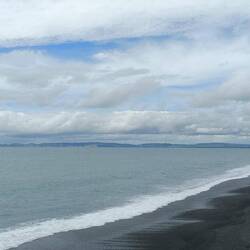 La plage de Napier mais il est interdit de se baigner car c'est trop dangereux