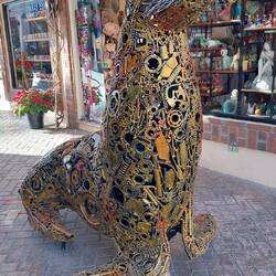 Beeindruckende Kunst aus Schrott/Alteisen