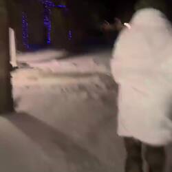 Mateo says "this is better than our house in Salinas!" He 💙's the snow!