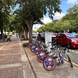 das mit Fahrradleihe gibt es nur am Paseo