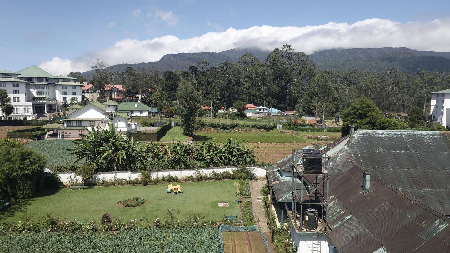 Aussicht vom Zimmer im The Ramp Hotel Nuwara Eliya