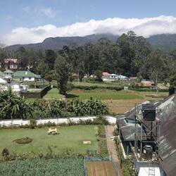 Aussicht vom Zimmer im The Ramp Hotel Nuwara Eliya