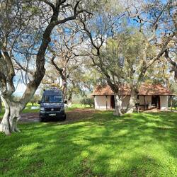 Unser heutiger Stellplatz