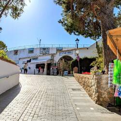 Weg zur Stierkampfarena