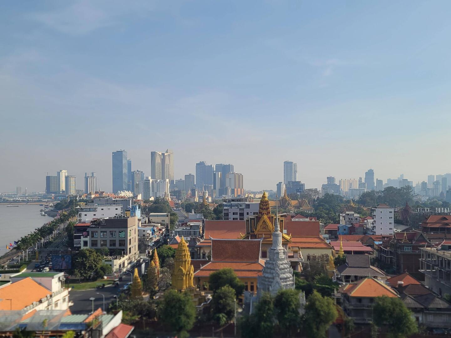 Skyline von Hotel aus