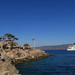 Wir hätten dort auch schwimmen können, mussten nur leider nichts davon.