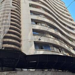 Built in the style of the state flag of Sao Paulo.