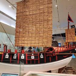 Ryukyu kingdom 16th century boat