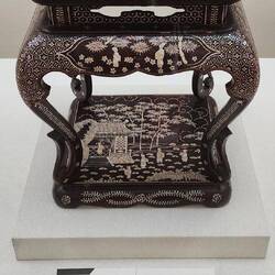  Lacquer & Nacreous Inlaid Stand