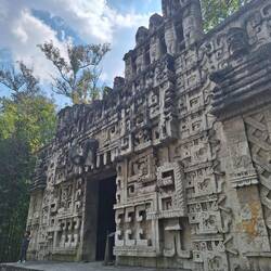 Maya Gebäude im anthropologischen Museum