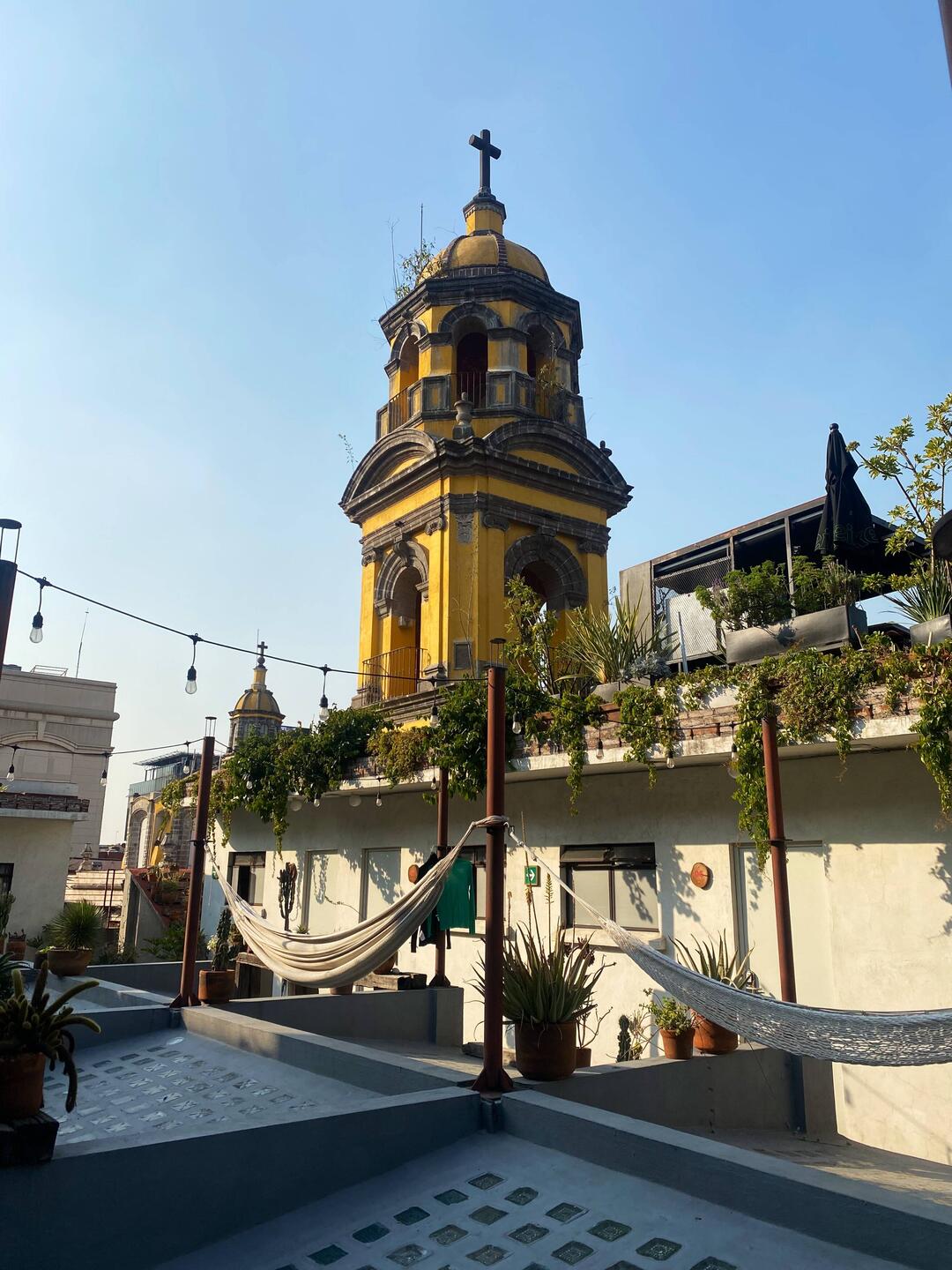 Ausblick vom Patio des Hotels