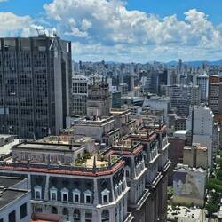 Ausblick auf das erste Hochhaus São Paulo's