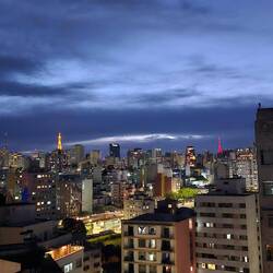 Ausblick von der Airbnb Terrasse