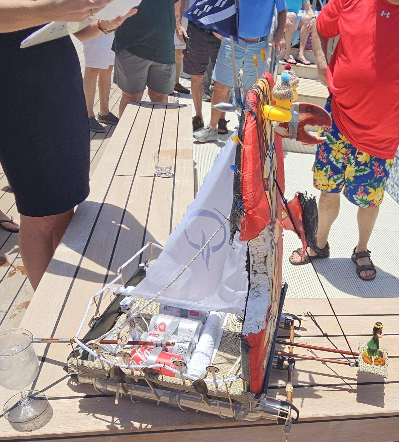 Our entry: the 'USS Shark Tanked'